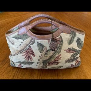 Tommy Bahama woven satchel bag